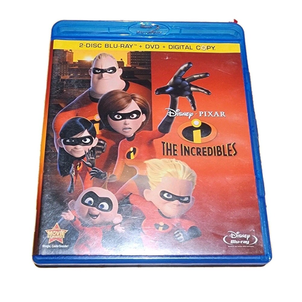 Pixar The Incredibles Blu-ray + Bonus 2011, 3-Disc Set Walt Disney Studios